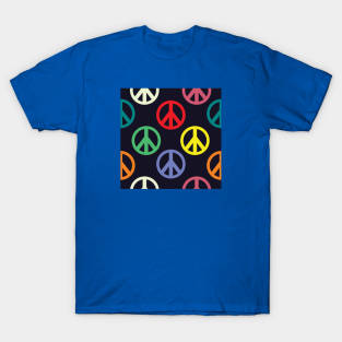 Colorful Peace Prosperity Calm Pattern T-Shirt